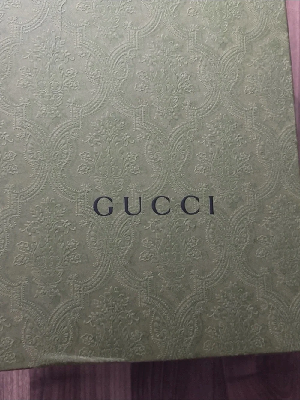 Gucci Empty Green Gift Box 8x14.5x5 Inch